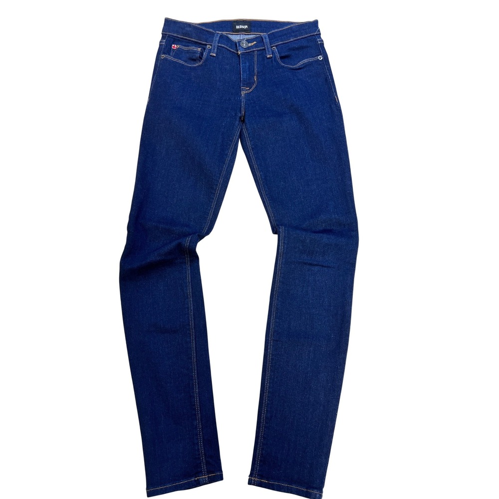 Hudson Krista Super Skinny Jeans Womens 26 Blue Excellent Indigo Stretch Denim